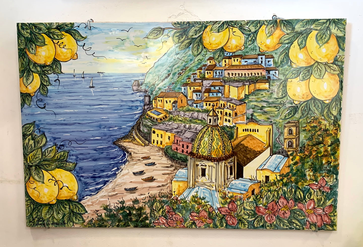 Ceramic Positano Painting (One Piece)