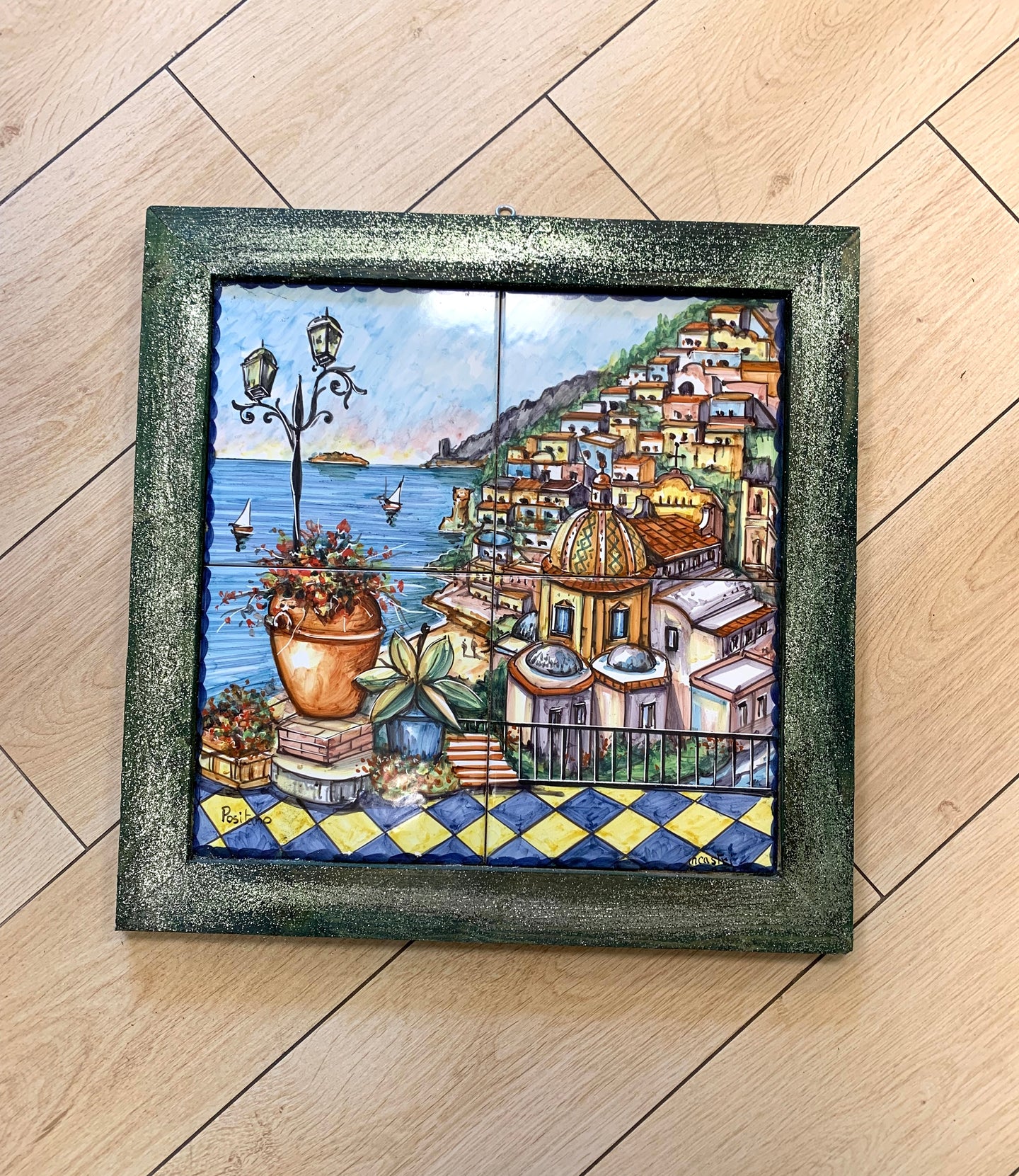 Ceramic Positano Painting (n12)