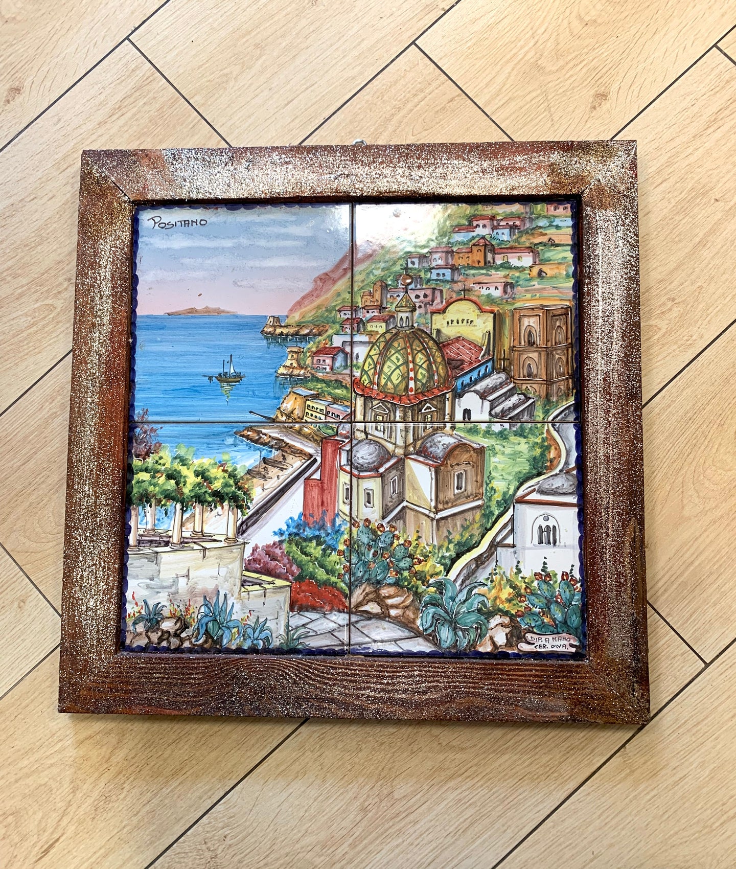 Ceramic Positano Painting (n13)