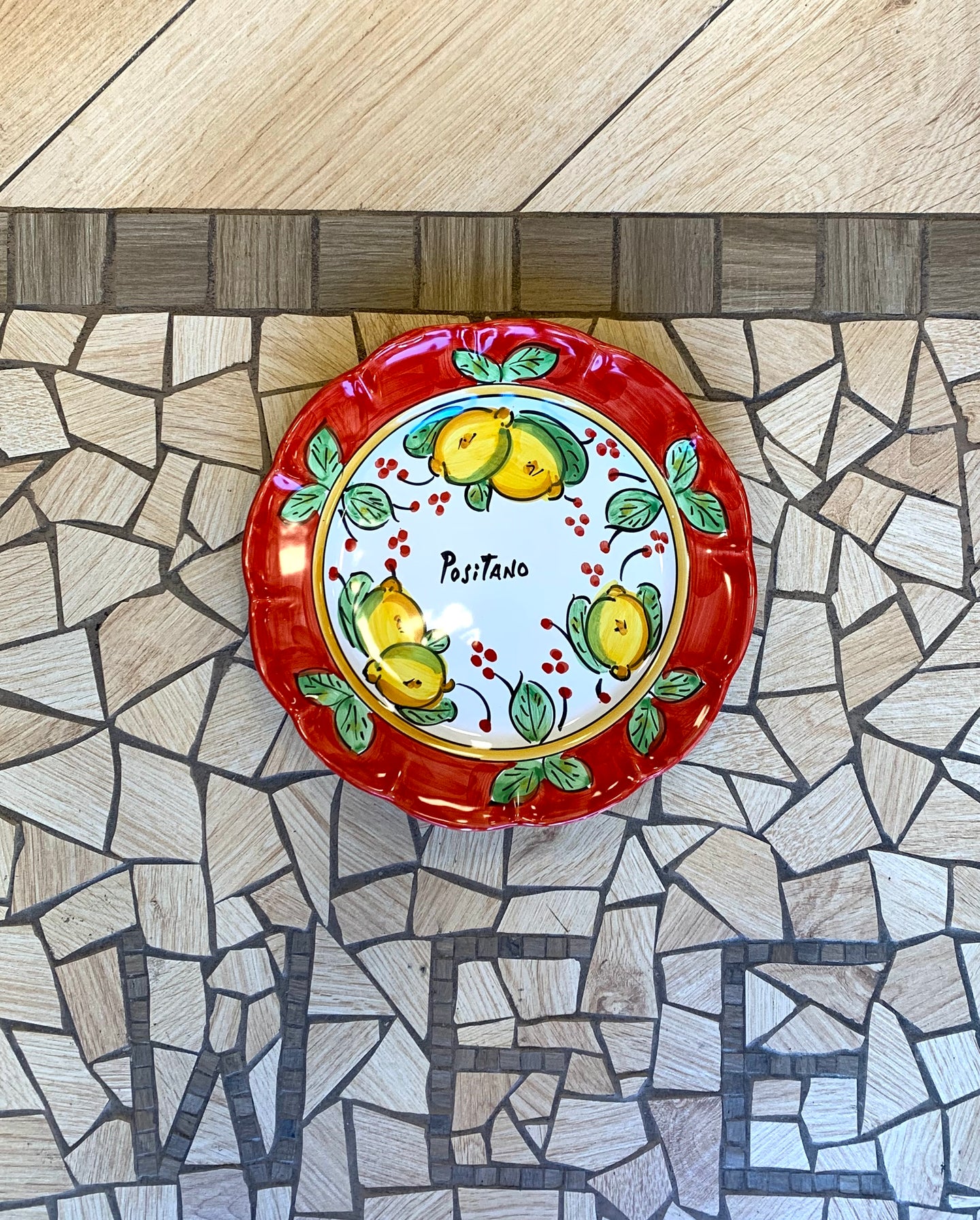 Dinner Plates Lemons "Costiera"