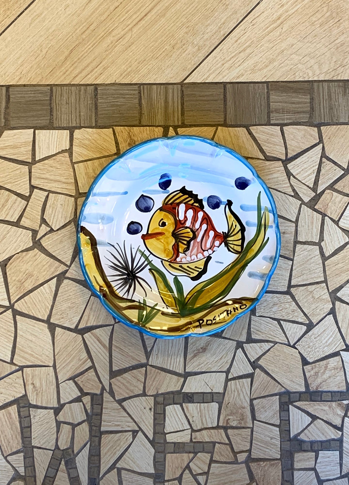 Piatto Pasta Positano In Stoneware 27 Cm - Design Mediterraneo, Lavabile In Lavastoviglie E Microonde - Foto 13